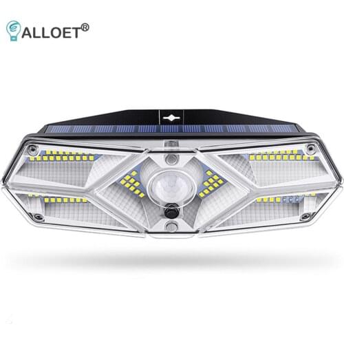 Courtyard Lamp Waterproof LED Induction Wall Lamp Street Garden Lights Sunlight Automatically Recharging Fence Landscape