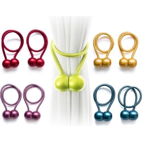 1pcs Magnetic Curtain Clip Curtain Holders Tieback Buckle Clips Hanging Ball Buckle Tie Back Curtain Accessories Home Decor