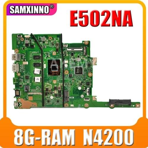 SAMXINNO 90NB0DI0-R00070 Laptop motherboard For E502N E502NA E402N E402NA E402NAS E502NAS mainboard W/ 8G-RAM N4200