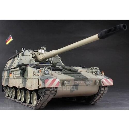 MENG TS-012 1/35 PZH2000 German Self-Propelled Howitz With Metal Cannon Assembly Tank Model Kit Hobby Model Collection DIY