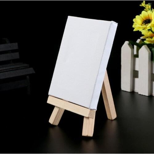 Mini Natural Wood Cotton Easel 5 Sizes Painting Frame Display Holder For Art Wedding Party Craft Wholesale Drop Ship