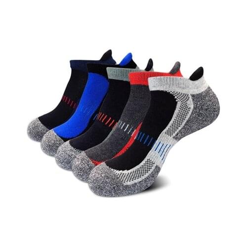 Men Running Sport Socks Cotton Compression Cycling Socks Professional Running Basketball Bike Socks Sports Sock EU 41-45 Meias
