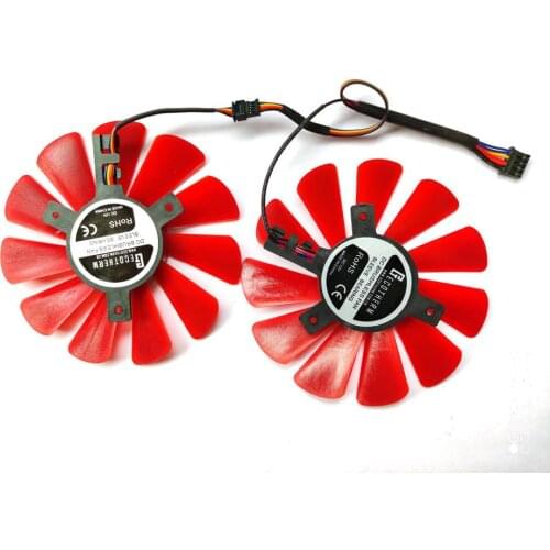 New Graphic card cooling fan for XFX RX 560D 470 570 DC12V Diameter 85MM Pitch 39x39x39MM