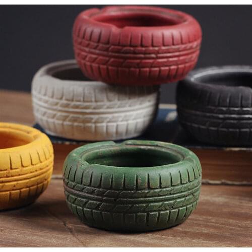 American retro personality trend ashtray creative home bar coffee table decoration ashtray ornaments