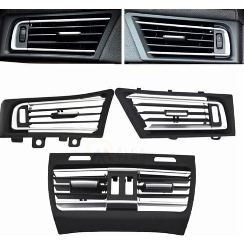 With Chrome Air Conditioning Vent Grill Outlet Panel Chrome Plate For BMW 7 series F01 F02 730 735 740