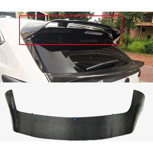 CEYUSOT FOR Lexus NX Series Roof Real Carbon Fiber Spoiler NX200 NX300 NX300h Rear Window Spoiler Car Trunk Wing Tail 2017-2020