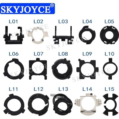 SKYJOYCE 1 Pair Car LED adapter Holder H7 Headlight Bulb Socket Base For H1 H7 H11 LED Bulb Car Accessories H1 H7 LED Adapter