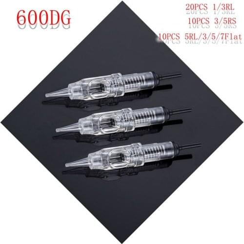 Cartridge Tattoo Needles Mix 100pcs RL RS Flat Disposable Sterilized Safety Tattoo Needle for Cartridge Machines Grips