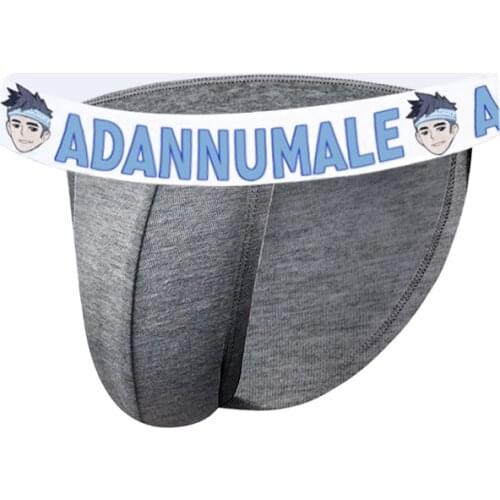 ADANNU Briefs Cartoon Belt Males Underwears Three-dimension Cutting No Side Seams Inside Printed Tagless Label Breathable Pants