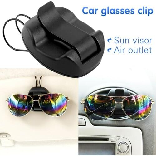 Glasses Card Fastener Universal Car Sunglasses Clip Sun Visor Air Vent Outlet Easily Installation Personal Car Elements