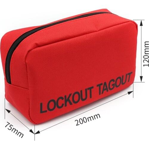Waterproof Nylon Fabric Mini Personal Safety Portable Lockout Bag Tool Bag