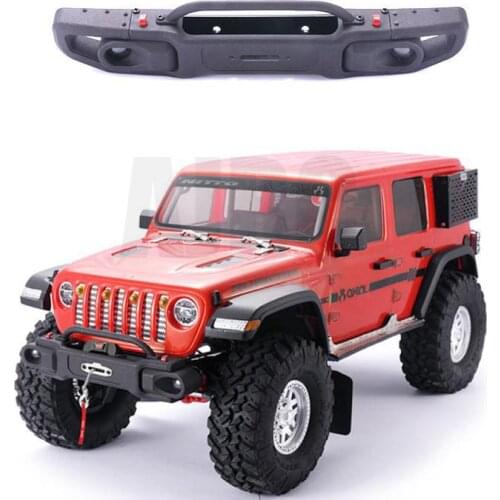 1/10 RC car SCX10 III AXIAL freely disassembled composite front bumper, with LED Wrangler front bumper