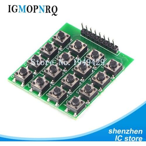 1pcs 4x4 Matrix 16 Keypad Keyboard Module 16 Button Mcu