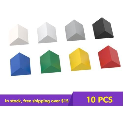 10PCS MOC Bricks 3043 2x245 Degree Double-Sided Oblique High-tech Building Block Model Kids DIY Educational Toy Brick Parts Gift