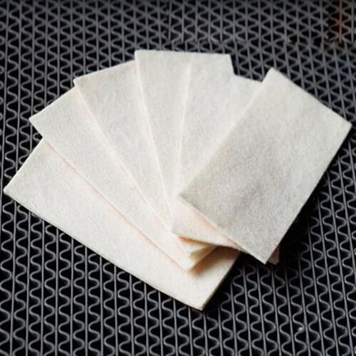 10pcs Pre Cut Micro Fiber Squeegee Edge Felt To Cover The Edges of Hard Card Squeegee Graphic Application Tool MO-20E