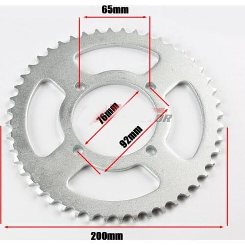 125 140 160cc Off The Road Motorcycle Modified 428 Chain 48 Teeth After The Chain