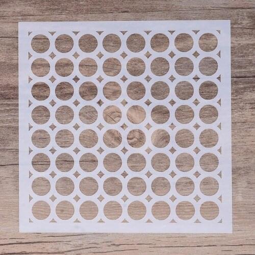 13 cm DIY Craft Background Stencil For Wall Painting Scrapbooking Stamping Embossing Album Paper Cards scrapbooking stencil