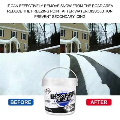 Snow Melting Agent Particles Safe Melting of Ice Deicing Particles Prevent Secondary Icing Car Deicin Family Snow Removal