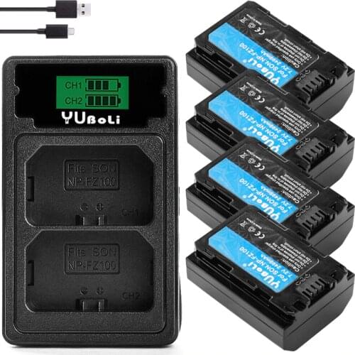 Baterie NP-FZ100 NPFZ100 NP FZ100 NP FZ100 Battery for Sony NP-FZ100, BC-QZ1, Sony a9, a7R III, a7 III, ILCE-9