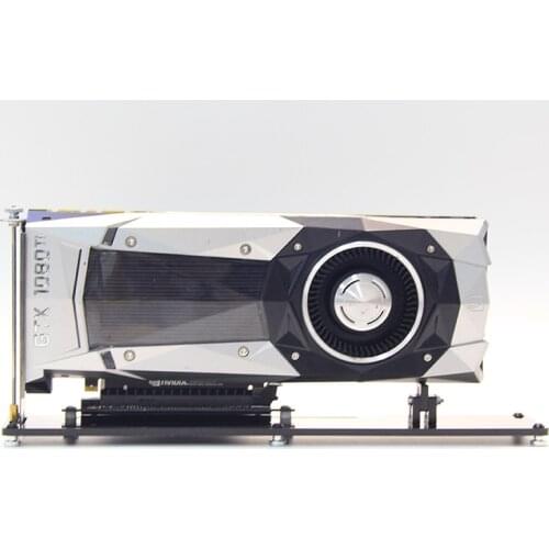 PCI-E Acrylic graphics card steering bracket Graphics card vertical mounting bracket Extender vertical video card PC chassis