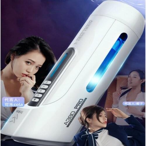 Leten Automatic Male Masturbator Cup Realistic Pocket Pussy Man Vagina Penis Sucking Machine Adult Blowjob Sex Toy Licking Pump