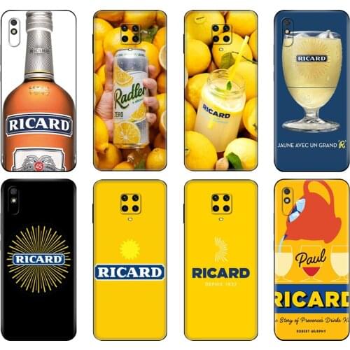 Black tpu Case For Xiaomi Redmi 7A 8 8A 9 9A 9C Case Redmi Note 8T 8 Pro T Note 9 9S 9 Pro Case Ricard