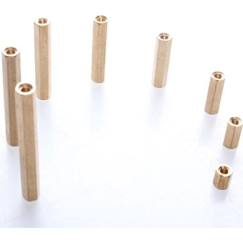 Double-way hexagonal copper screws studs 3mm single-headed M3 *20,22,25,28,29,30,35,40,45,50,55,60