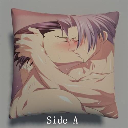 Gyakuten Saiban Anime Manga Two Sides Pillow Cushion Case Cover Cosplay Gift New 715