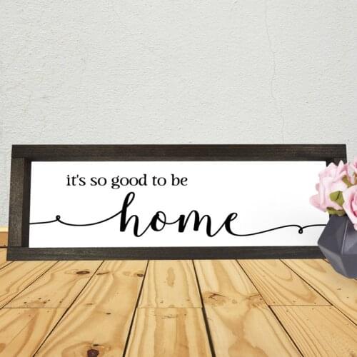 "Its So Good To Be Home" Farmhouse Wall Decor Home Decoration Lettering Wall Decals Housewarming Gift Wall Stickers LC1622