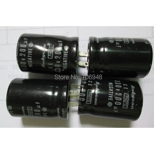 Photo flash capacitor 330v 200uf 20*29mm