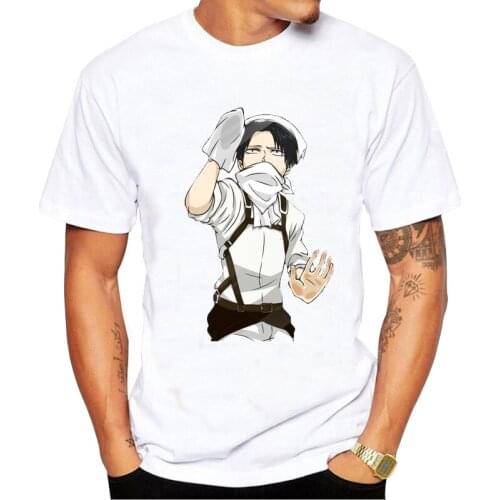 Desgin cool T Shirt Men Fashion Attack On Titan ​Graphic Hip Hop tshirt for male comfortable men top tees