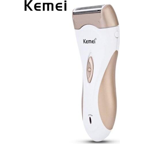 Kemei-3518 Rechargeable Electric Callus Remover 110-240V Lady Shaver Epilator Hair Removal For Women Bikini Leg Underarm Armpit