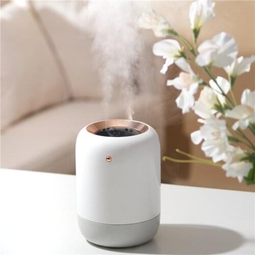 Mini Double Spray Humidifier Portable Aroma Diffuser USB Aroma Diffuser 1L Large Capacity Sprayer Rechargeable Desktop Atomizer
