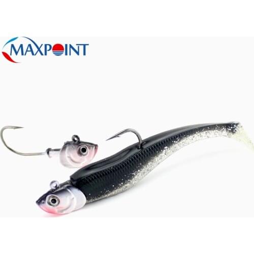 Soft Baits Jig Head 20g 26g Inshore Seabass Fishing Hooks Colors Jig Head with 3D eyes Fishing Lures Swimbait Jigs 2pcs/pk