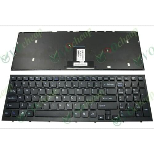 New Laptop keyboard for Sony Vaio VPC EB VPCEB Series with Frame Black US Version - 148792821