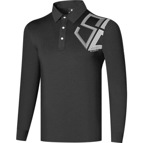 New Long Sleeve Sports Golf T-Shirt 3 Color ANEW Men Clothes Badminton Baseball Tennis Leisure Outdoor Sport Shirt