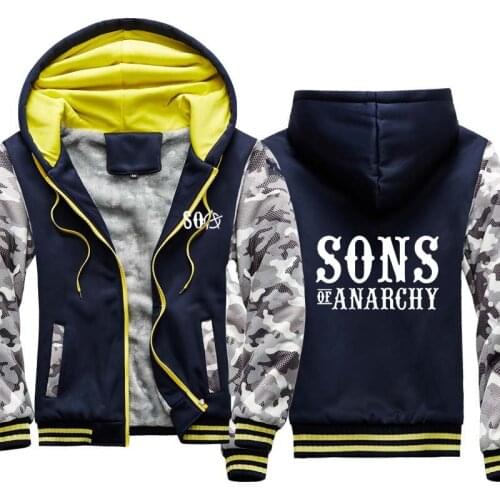 2021 NEW Men winter jacket Warm Slim Fiy Pilot jacket men SOA Sons of anarchy Sweatshirt Hip Hop Men jacket