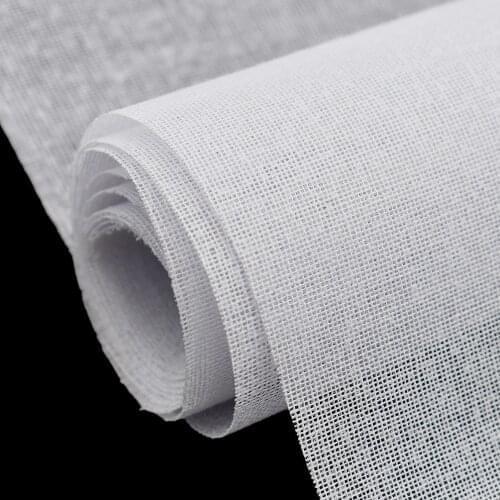 New 45x112cm Resin Interfacing Fabric Iron On Patchwork Lining Cloth For Garment DIY Sewing Accessories