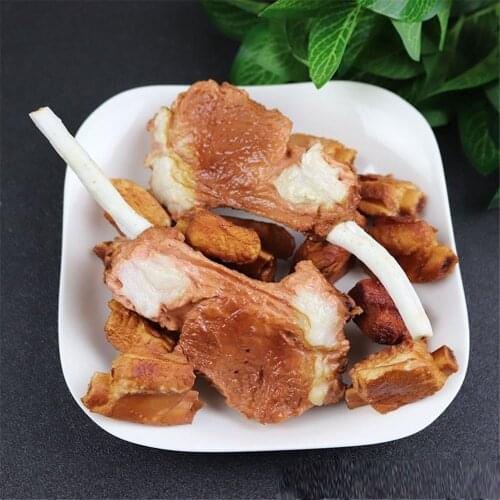 Hotel restaurant dining room eating victualing house butchers shop store fake simulation mutton ribs steak chops model props