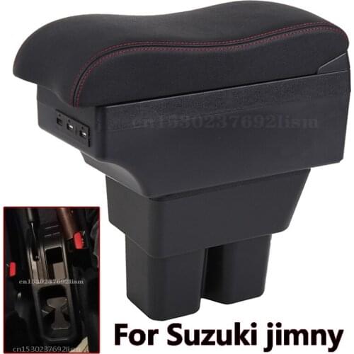 For Suzuki Jimny Armrest Jimny 2020 2019 2018 2017 JB74 Retrofit parts Car Armrest box Storage box car Interior accessories USB