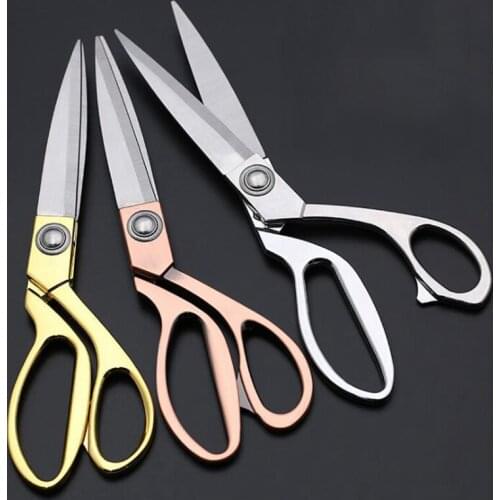 Tailors Scissors Professional Sewing Scissors Cutting Dressmaker Fabric Cutter Needlework Stainless Steel Shears Scissors DIY
