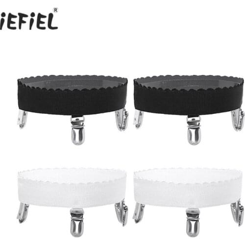 Hot Sale Womens Non-slip Metal Buckles Straps Holder Garter Belt Sexy Lingerie Elastic Thigh-High Suspender Belt for Stocking