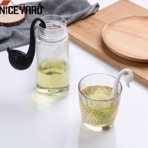 NICEYARD Swan Loose Tea Strainer Herb Spice Filter Diffuser Tea Tools Drinkware Accessories Coffee Filter Tea Infuser