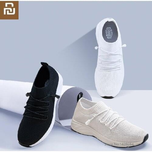 Youpin Man woman leisure sports Shoes Mesh breathable Light comfortable EVA sole Non-slip male female Outdoor Jogging Sneakers
