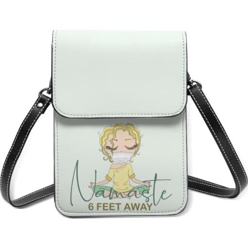 Yoga Shoulder Bag Vintage Leather Streetwear Mobile Phone Bag Female Bulk Bags