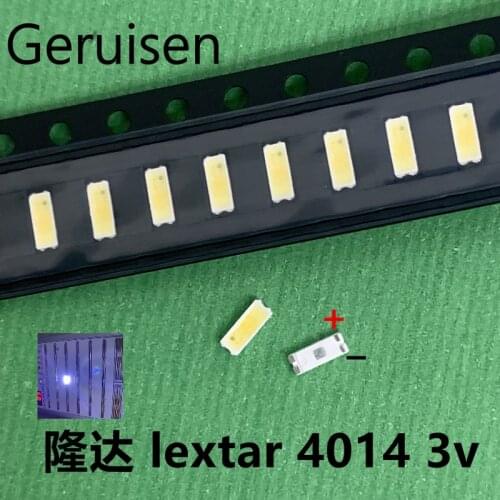 Lextar LED 100pcs/lot Backlight Low Power LED 0.2W 4014 3V Cool white 15.5LM TV Application