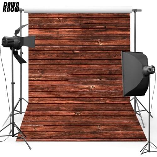 DAWNKNOW Wood Floor Vinyl Photography Background For Newborn New Fabric Polyester Backdrop For Family Photo Studio Floor392