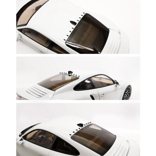 1:18 1/24 handmade simulation model car roof deflector spoiler tail body scene decoration