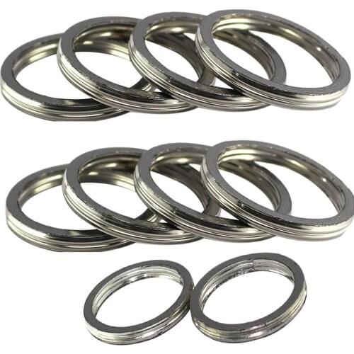 45mm Motorcycle Exhaust Pipe Header Gasket For Honda CRF450X 2005-2020 CRF250RL Rally 17-19 CB300F 15-18 CB300R CRF450L 19-20