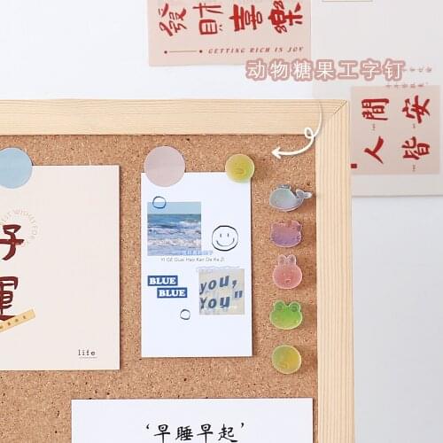 TUTU 12pcs/box Soft rubber animal Push Pins Thumb Thumbtack Board Pins Drawing Photo Wall Studs Office School Supplies H0556